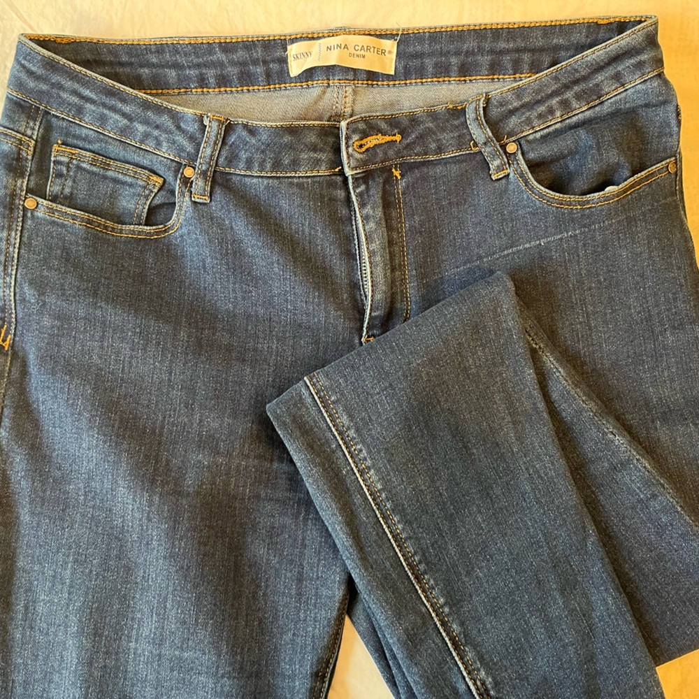 Nina Carter Dark Skinny Jeans